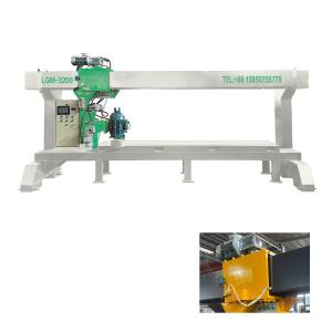 China 3500x1200mm Trolley 7.5kw Bridge Stone Chamfering Machine For Marble Granite on sale
