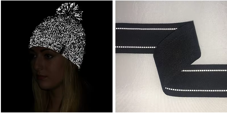 Single Both Side Sewing Iridescent Embroidery Reflective Thread Yarn For Night Safety