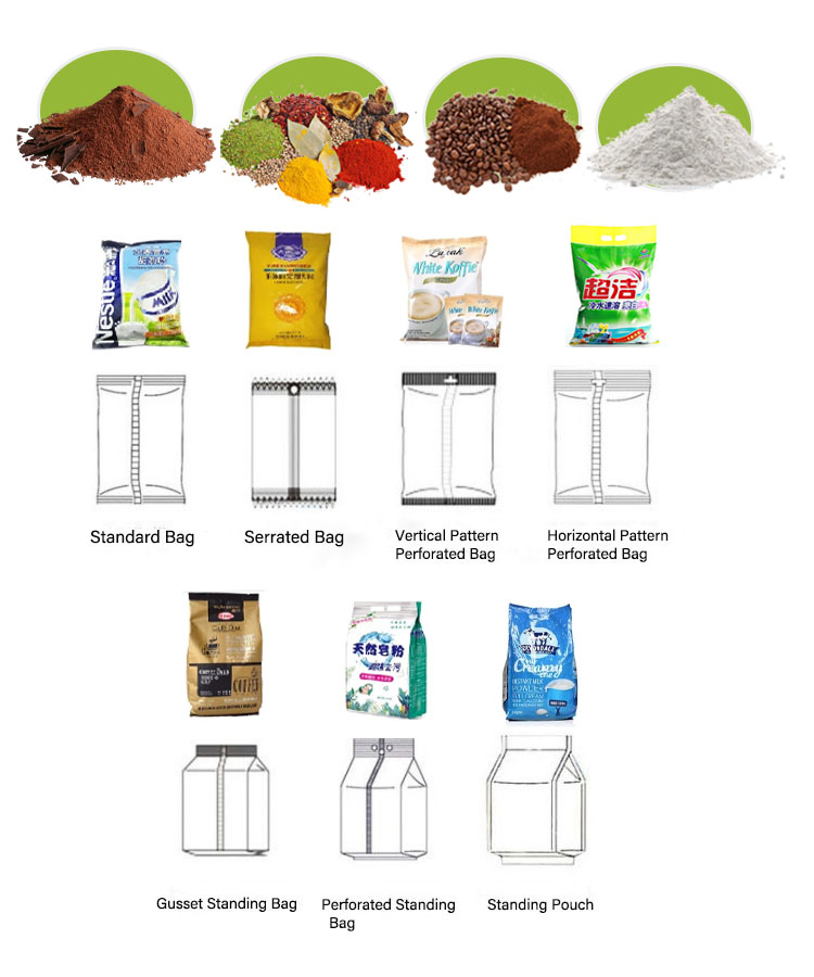 Talcum 1500g Powder Packing Machine Filling LT 350K Big Package