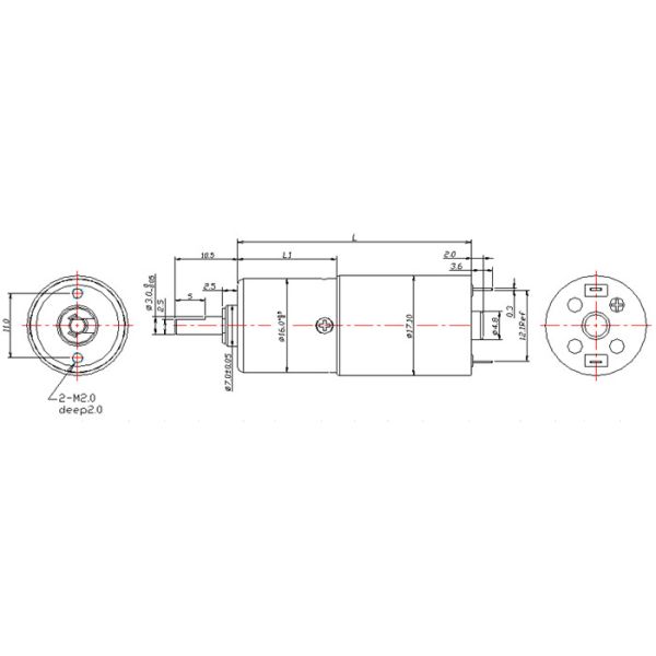 High performance Planetary Gearbox Motor for Automatic Robot / Toys , 0.3mm tolerance