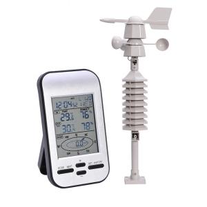 China ODM Supported Wireless Weather Station With Temperature Alarm And Wind Speed Sensor on sale