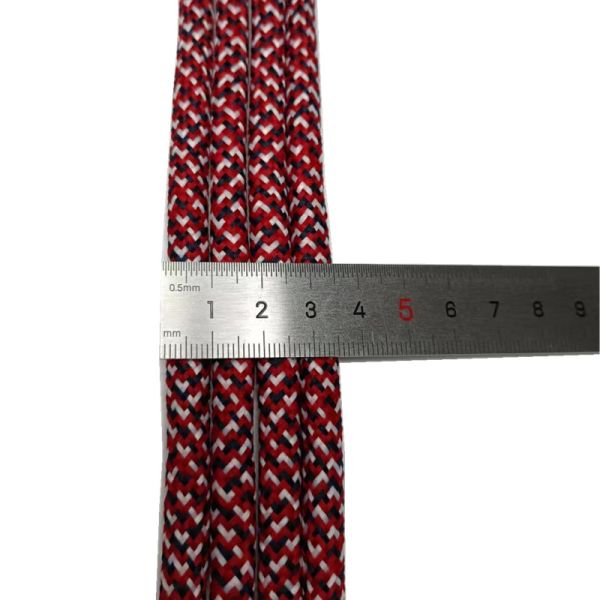 9mm Solid Braid Polyester Rope Red Polyester Rope High Tenacity