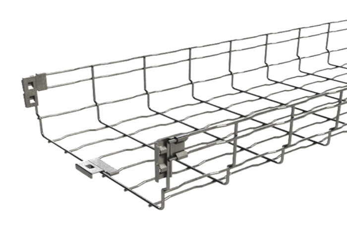 Wholesale Zinc Plated 2400mm Customized Wire Mesh Cable Tray from china suppliers