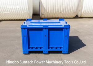 Wholesale Stackable Heavy Duty Industry Use 20 EA Color Bule Bult Container Platic Storage Container Box from china suppliers
