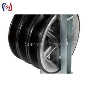Wholesale Aluminum Sheave Rubber Lined Conductor Stringing Blocks from china suppliers