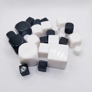 Wholesale Casino White Black Blank D6 Dice Six Sided Custom Printed from china suppliers