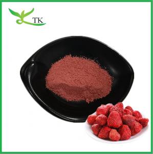 China Organic Freeze Dried Fruit Powder 100% Pure Freeze Dried Strawberry Powder Sugar Free on sale