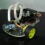 2WD Smart Arduino Car Robot Remote Control Intelligent Car with LCD Screen