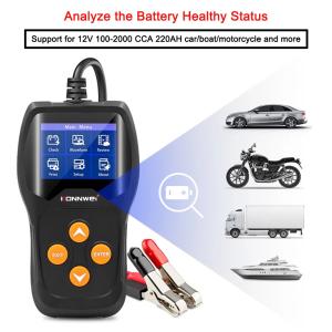 China Auto Battery Voltage Tester 12v Digital Battery Load Tester For Car Motorcycle on sale