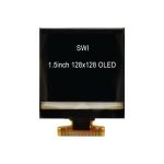 1.5" 128x128 LCD OLED Display 1.5 Inch White Display Module I2C SH1107 Square
