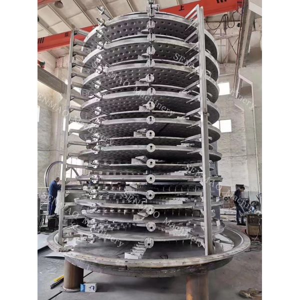 Chemical Bio Vacuum Drying Machine Sorbitol Rotary Disc Dryer Potash Fertilizer