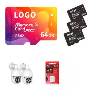 China Custom IP Camera Sd Card 64gb 128gb 256gb V30 A2 U3 Outdoor Camera CCTV Surveillance Camera on sale