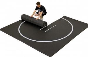 China Taekwondo Xpe Floor Mats Flexi Carpet Bonded Foam 6' X 42' X 1-3/8  For Use As Cheerleading And Gymnastics Flooring. on sale