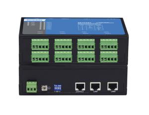 Wholesale Desktop Mounting 2 Port Serial Server , Ethernet To Serial Server Aluminum Alloy Material from china suppliers