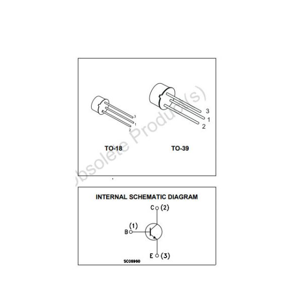 2N2219 ORiginal Through Hole Bipolar Transistors BJT 250MHz