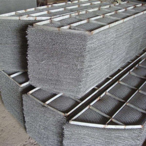 Stainless steel knitted mesh demister pad in boiler steam drum Manufactory