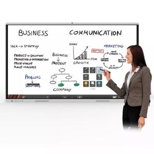 China Flat Panel Interactive 4K 65 Inch Smart Board Touch Screen For Teaching on sale