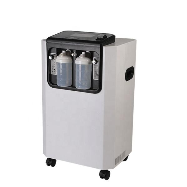 Quality Dual Flow Portable Oxygen Generating Machine 10 Lpm 46dB With Humidifier Bottle for sale