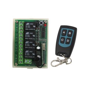 Wholesale 4 A / B Keys Included Plastic Wireless Exit Button Remote Control Switch 12v 50m Transmitting Distance from china suppliers
