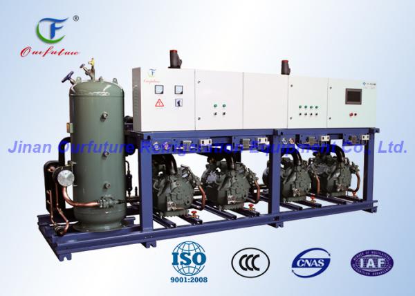 Quality Carrier High Teperature Reciprocating Cold Room Compressor Unit Parallel for sale