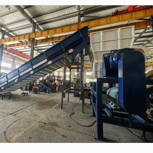 China Plastic Grinding Machine PP / PE Films Pre Shredder Machine PP Woven Bags on sale