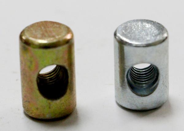 Quality Non - Standard Shaped Round Coupling Nut With Sight Hole M8~M30 , Grade A for sale