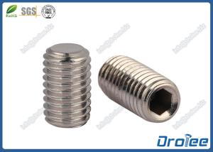 China 304/316 Headless Hex Socket Set Screw with Flat Point on sale