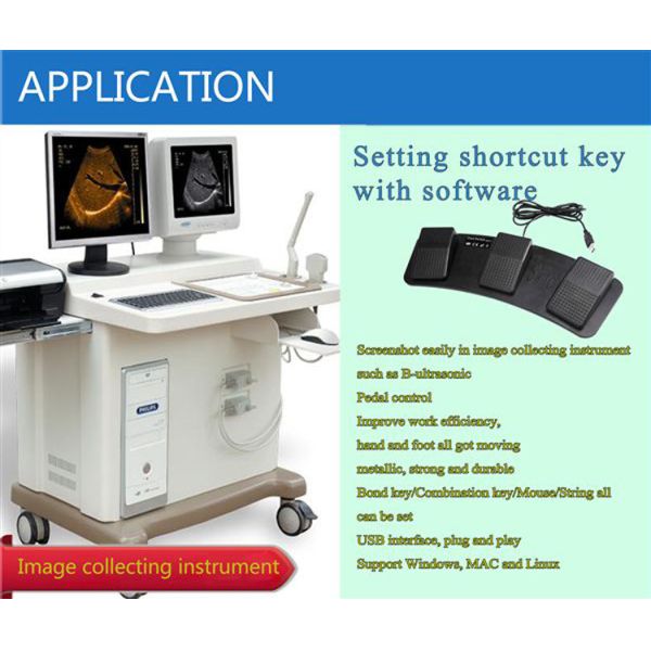 FS3P Three Switch Usb Foot Switch Pedal Medical Treatment Pedal Usb Triple Foot Switch