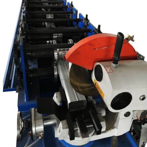 Roofing Water Gutter Roll Forming Machine , Steel Square Downspout Machine