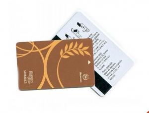 China Cr80 credit card size 85.5*54mm magnetic stripe PVC hotel key cards on sale