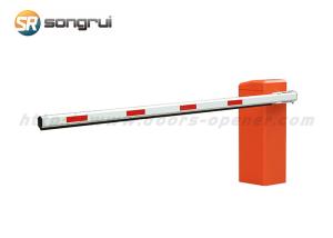 China Orange BLDC Security Barrier Gate , 220V Traffic Barrier Gate on sale