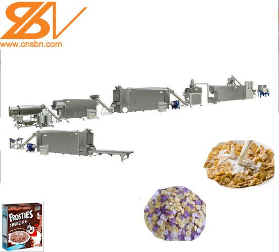 Quality High Automation Corn Flakes Production Line  100-400 Kg/H Output for sale