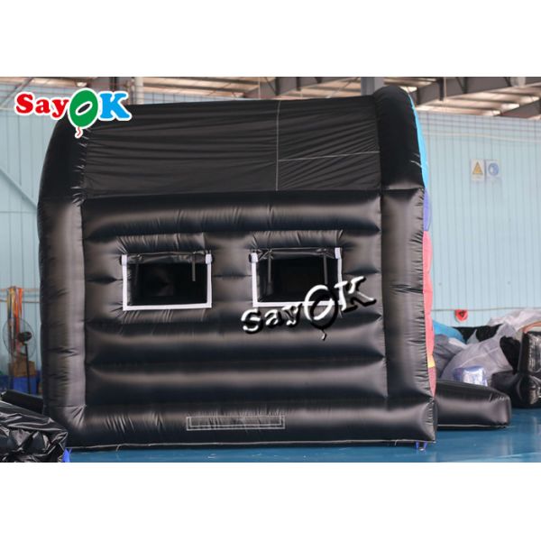 Best Inflatable Tent 5m 16.5ft Disco Dome Inflatable Bounce House With Disco Light