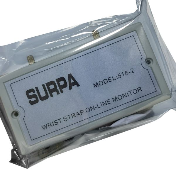 ESD SURPA 518-2 ESD Wrist Strap Tester / Antistatic Wrist Strap Online Monitor