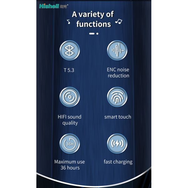 J5 Pro Black Wireless Earbuds ENC Waterproof True Wireless Stereo Earphones