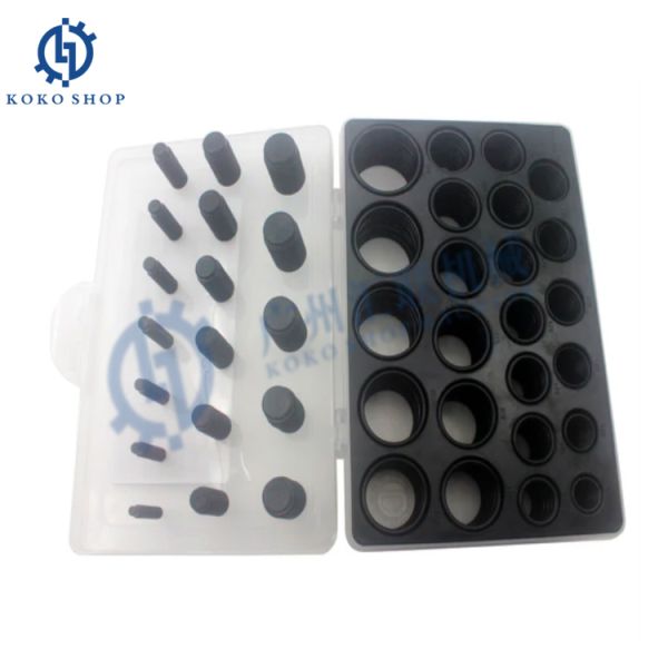 666PCS O-Ring Rubber Box O-Ring Kit 42 sizes for Volvo EC50 EC240 EC290 EC240 Sumitomo L2800 SH200 SH120 Excavator