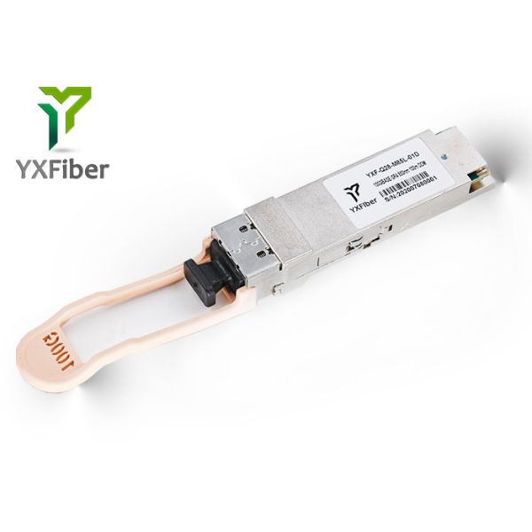 Avago Compatible 100GBASESR4 QSFP28 850nm 100m DOM Optical Transceiver Module