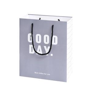 Wholesale Custom Logo Offset Printing Grey 230GSM Art Paper Gift Bags from china suppliers
