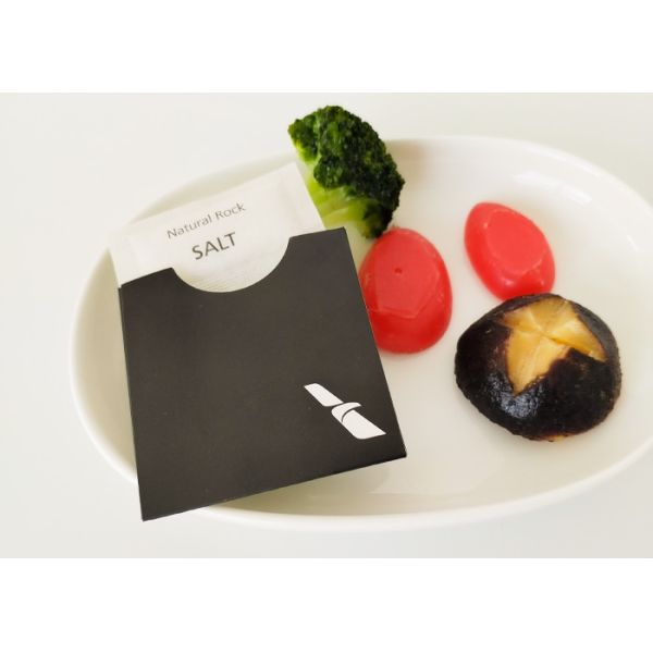 Salt Pepper Sachet In Wrapper , Salt Pepper Twin Pack Wrapped Coated