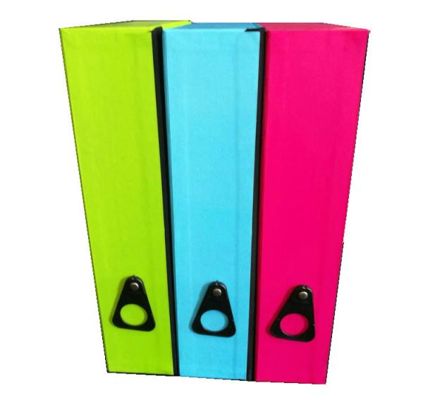 Quality Office products colorfull printed Overlay Multi-function Box File Size A4 FC cardboad File Box for sale