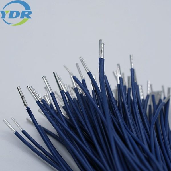 UL1007 24AWG Blue Electrical Tinned Copper Wire Harnesses EN0308 Terminal Conductor Wiring Harness