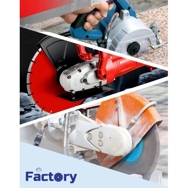 7/8IN Arbor Size 14" Laser Welded Diamond Circular Saw Blade For Stone Concrete Cutting