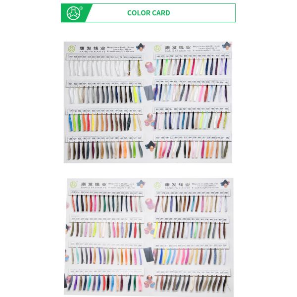 Polyester Thread Vietnam Embroidery 120D 2 High Strength 40 Spools Accepted OEM/ODM Core Spun Yarn