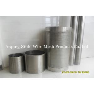 Wholesale Industrial Welded Wedge Wire Screen Stainless Steel Well Screen from china suppliers
