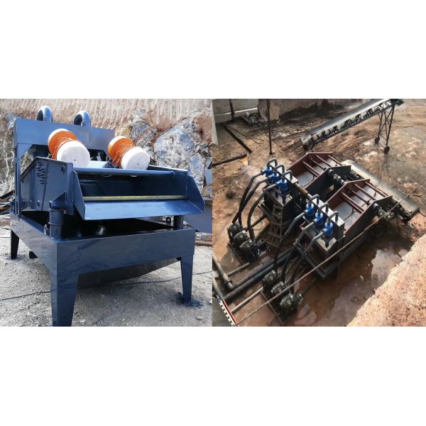 DB 250 Vibrating Sand Sieving Machine 7.5kw Sand Recovery