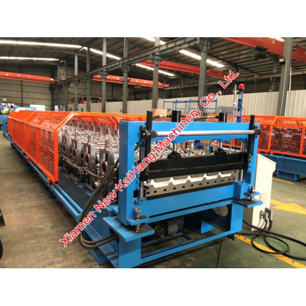 Professional Roof Panel Roll Forming Machine For Metal Trapezoidal Sheets