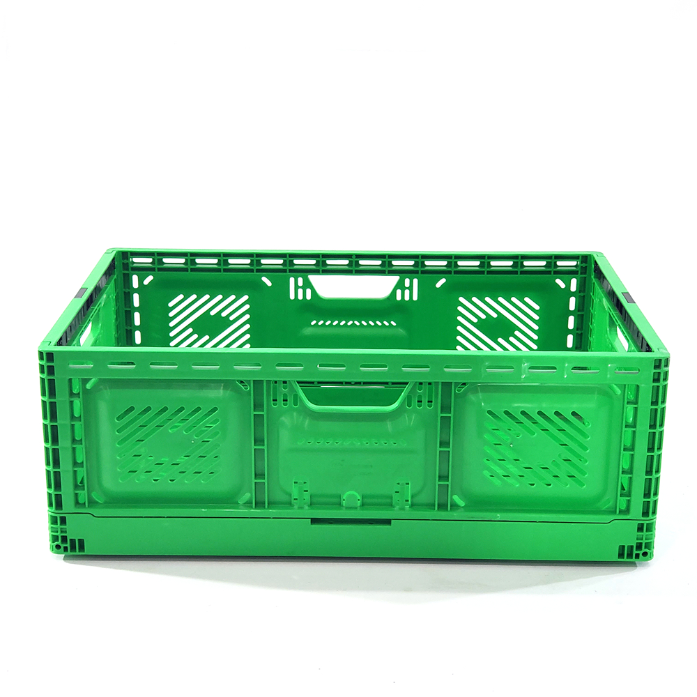 Reusable Foldable Mesh Style Storage Container for Harvesting Crates Size 600*400*52mm