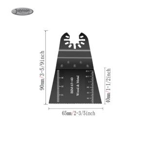 China SGS 65x40mm Oscillating Multi Tool Diamond Blades Robust on sale