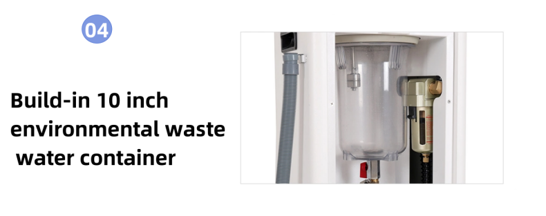 Custom Dental Suction Machine With Saliva Ejector Strong Power Dental Suction Unit