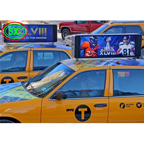 192*64dot LED Screen for Vehicle Advertising with High Resolution and Animation Display Function